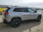 2016 Jeep Cherokee Latitude Silver vin: 1C4PJMCB1GW366797