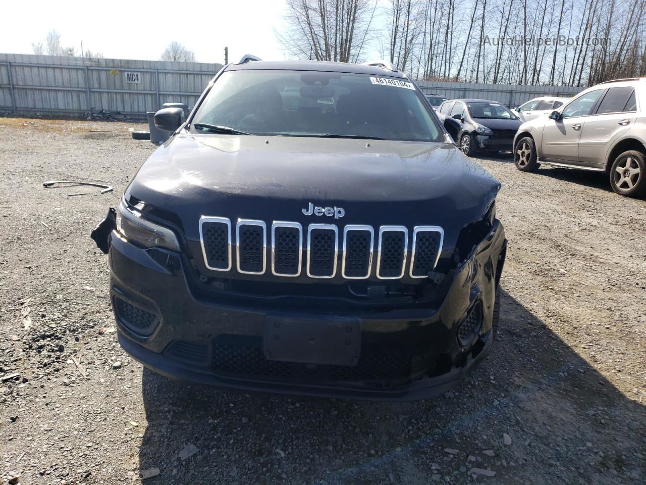 2021 Jeep Cherokee Latitude Black vin: 1C4PJMCB1MD149757