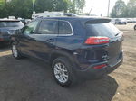 2014 Jeep Cherokee Latitude Синий vin: 1C4PJMCB2EW268536