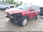 2015 Jeep Cherokee Latitude Red vin: 1C4PJMCB2FW674009