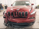 2015 Jeep Cherokee Latitude Red vin: 1C4PJMCB2FW697242