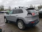 2015 Jeep Cherokee Latitude Silver vin: 1C4PJMCB2FW744527