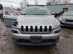 2015 Jeep Cherokee Latitude Silver vin: 1C4PJMCB2FW744527