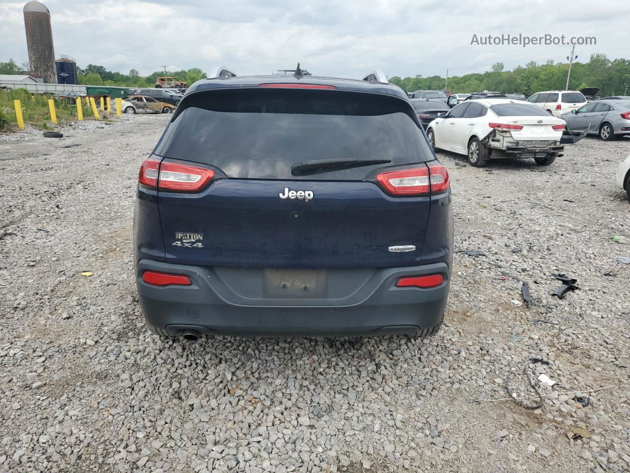 2016 Jeep Cherokee Latitude Blue vin: 1C4PJMCB2GW117344