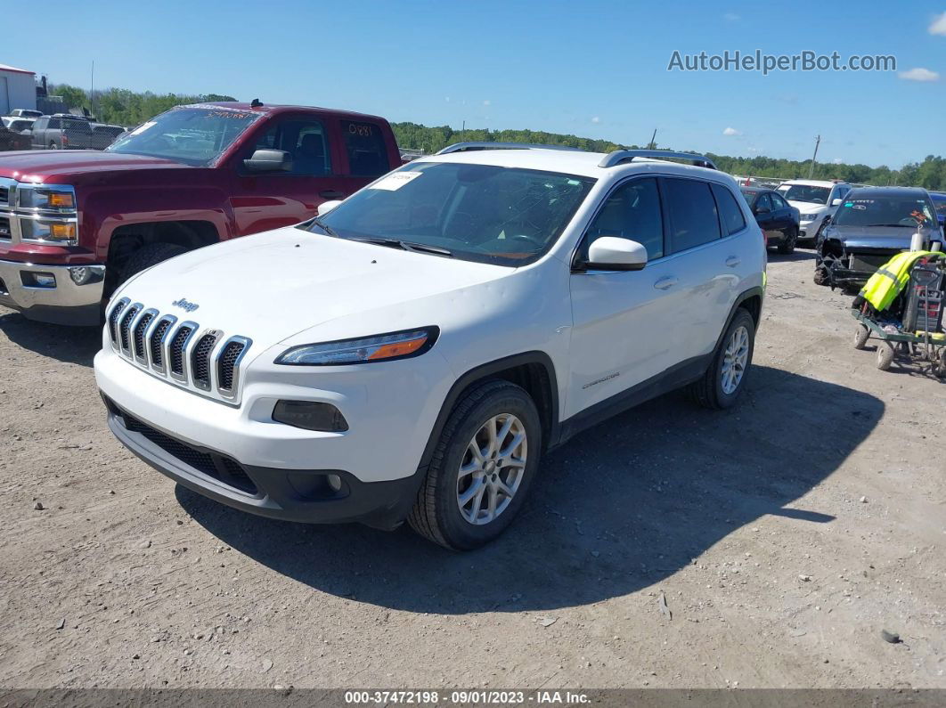 2016 Jeep Cherokee Latitude White vin: 1C4PJMCB2GW215015