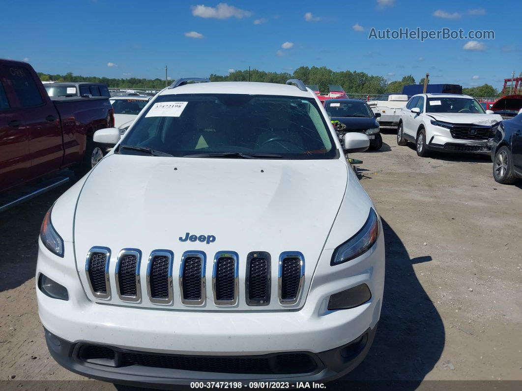 2016 Jeep Cherokee Latitude White vin: 1C4PJMCB2GW215015