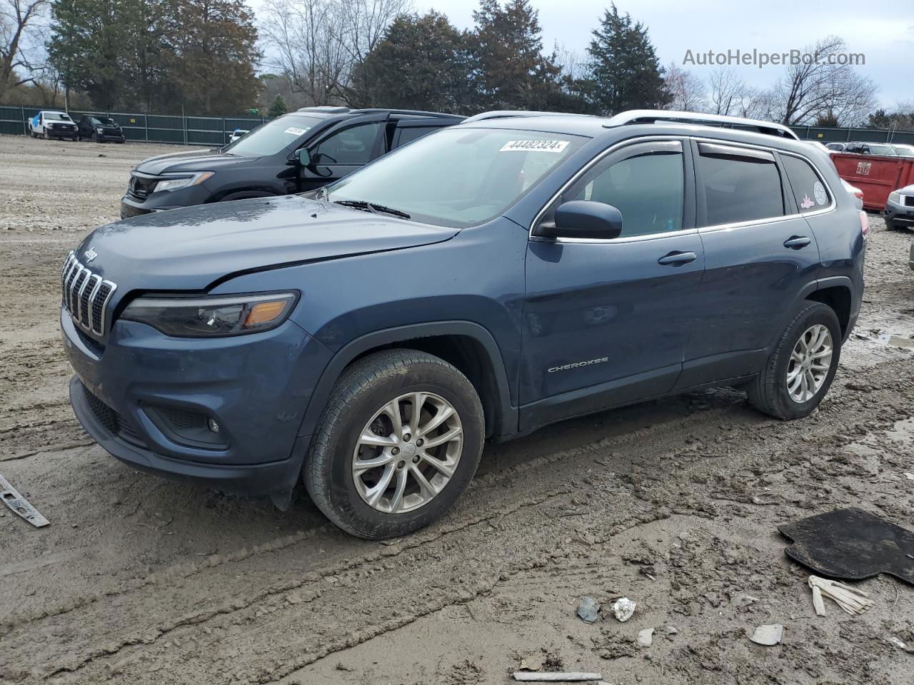 2019 Jeep Cherokee Latitude Blue vin: 1C4PJMCB2KD402629