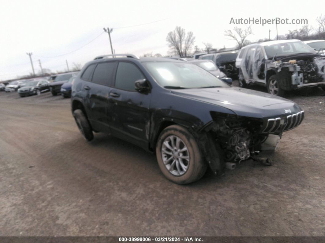 2021 Jeep Cherokee Latitude 4x4 Синий vin: 1C4PJMCB2MD148746