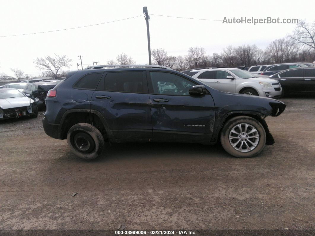 2021 Jeep Cherokee Latitude 4x4 Синий vin: 1C4PJMCB2MD148746