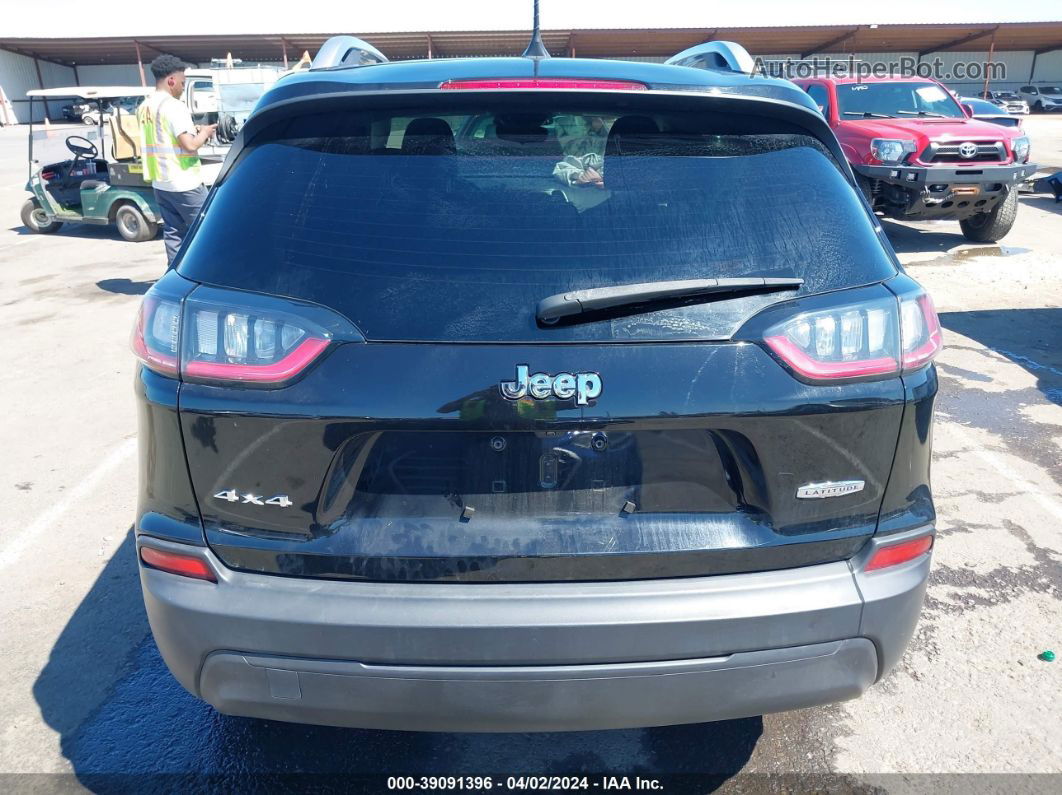 2021 Jeep Cherokee Latitude 4x4 Black vin: 1C4PJMCB2MD154076