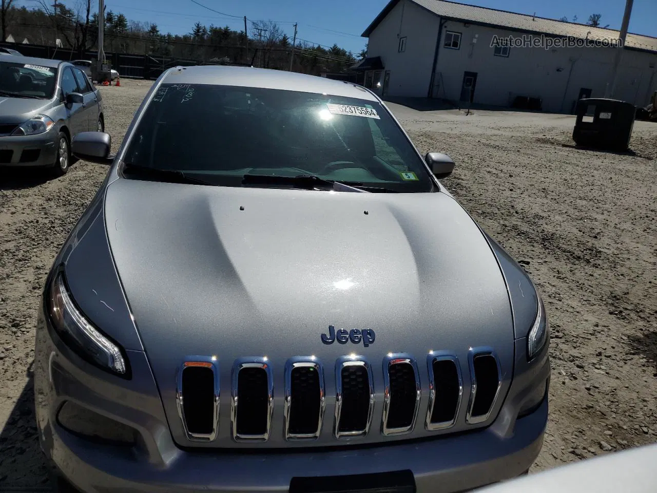 2014 Jeep Cherokee Latitude Gray vin: 1C4PJMCB3EW147403