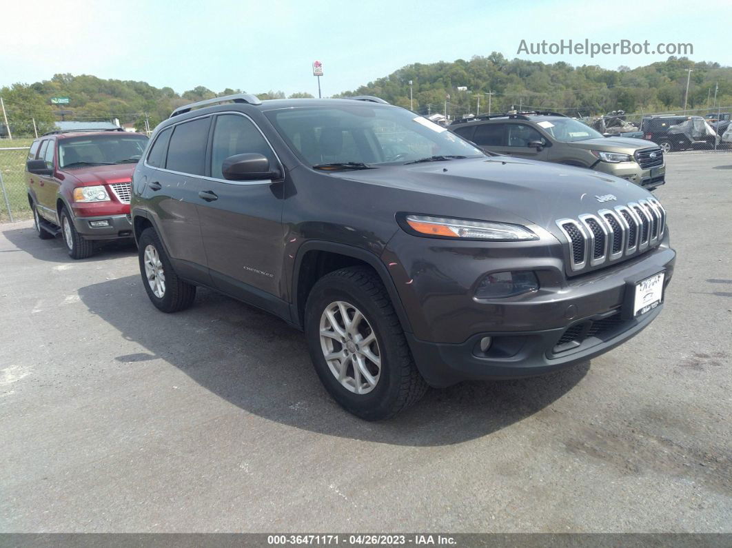 2015 Jeep Cherokee Latitude Gray vin: 1C4PJMCB3FW624591