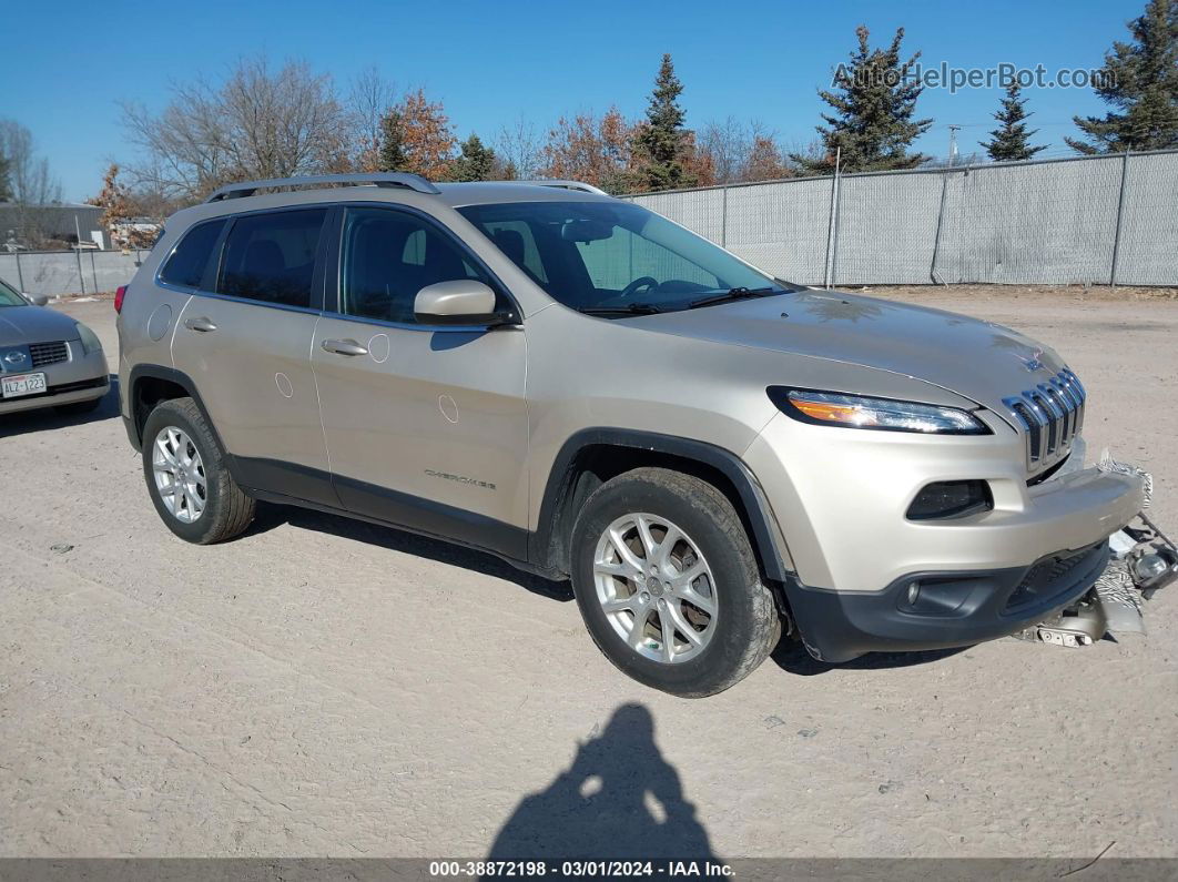 2015 Jeep Cherokee Latitude Beige vin: 1C4PJMCB3FW633212