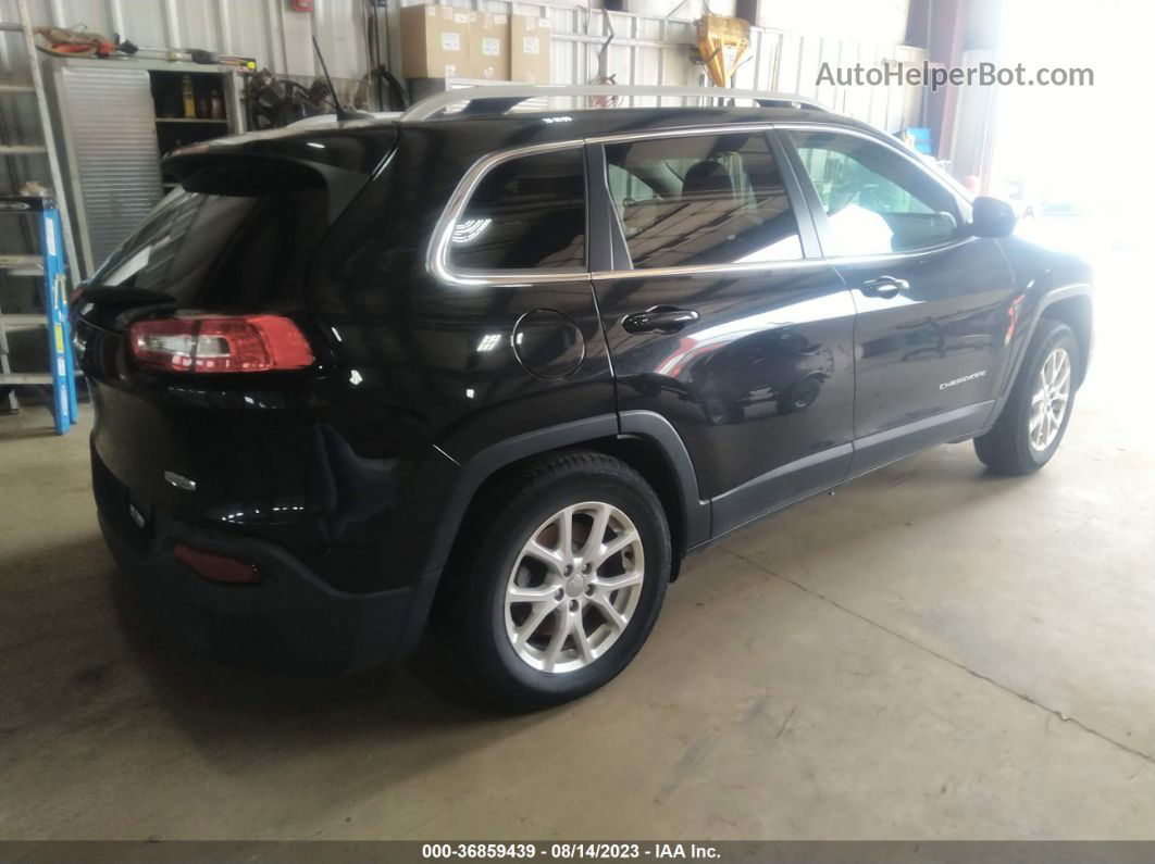 2016 Jeep Cherokee Latitude Black vin: 1C4PJMCB3GW163295