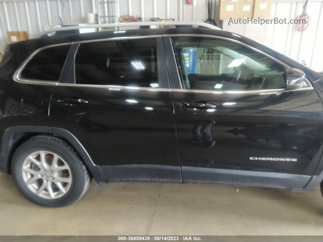 2016 Jeep Cherokee Latitude Black vin: 1C4PJMCB3GW163295