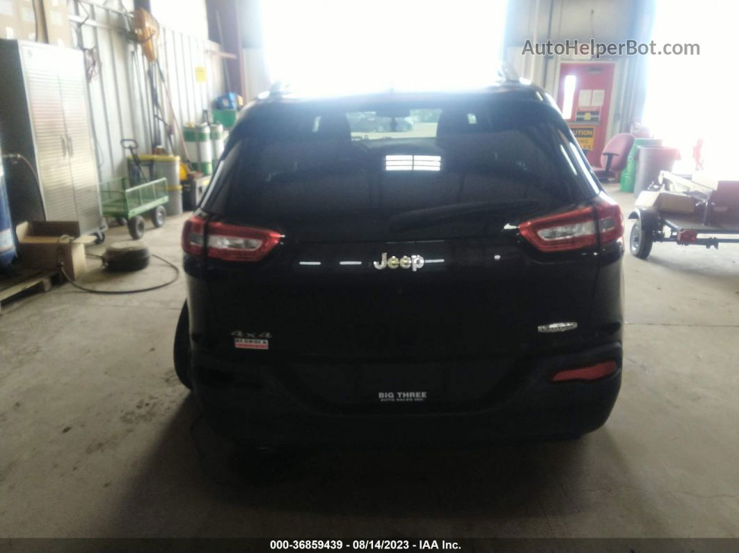 2016 Jeep Cherokee Latitude Black vin: 1C4PJMCB3GW163295