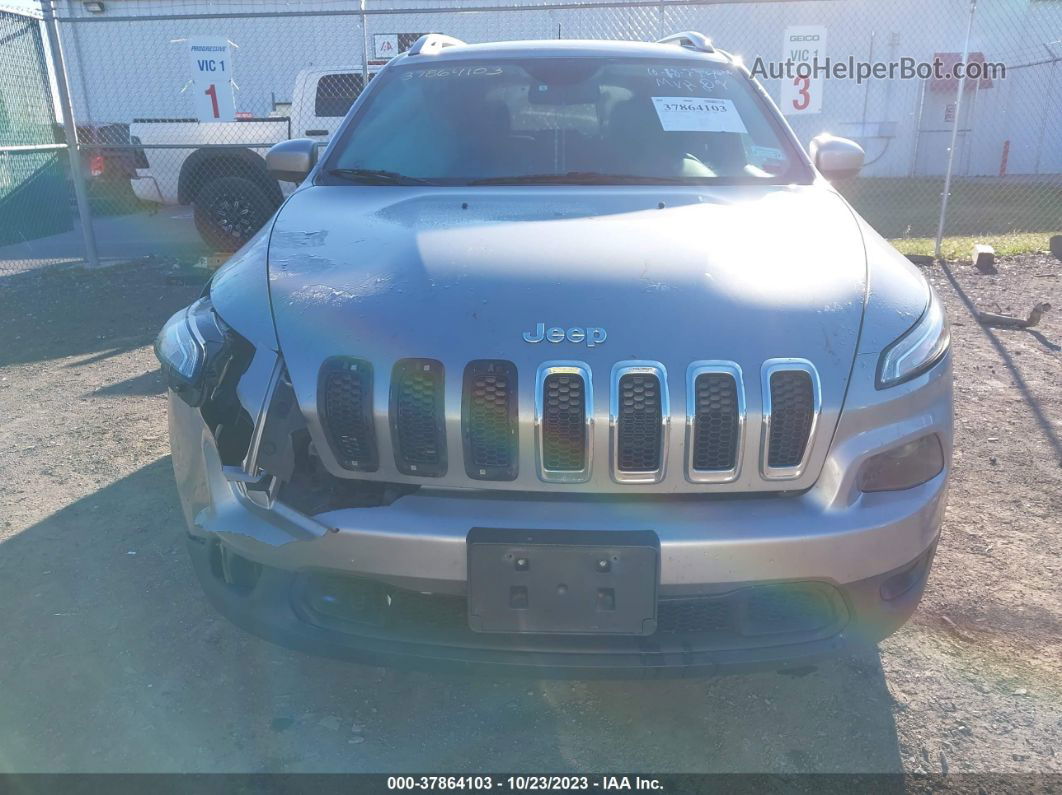 2016 Jeep Cherokee Latitude Gray vin: 1C4PJMCB3GW194109