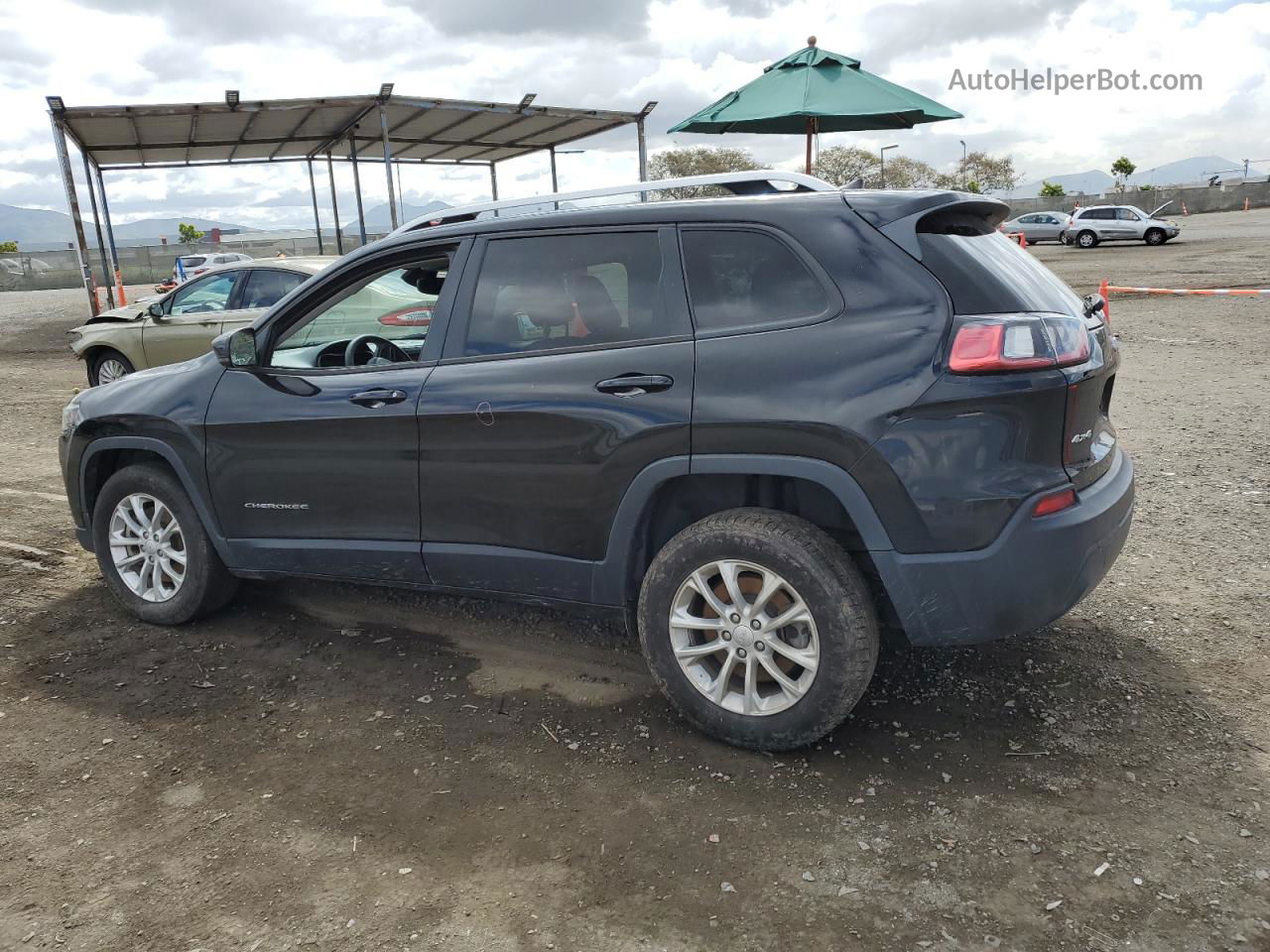 2021 Jeep Cherokee Latitude Black vin: 1C4PJMCB3MD102035