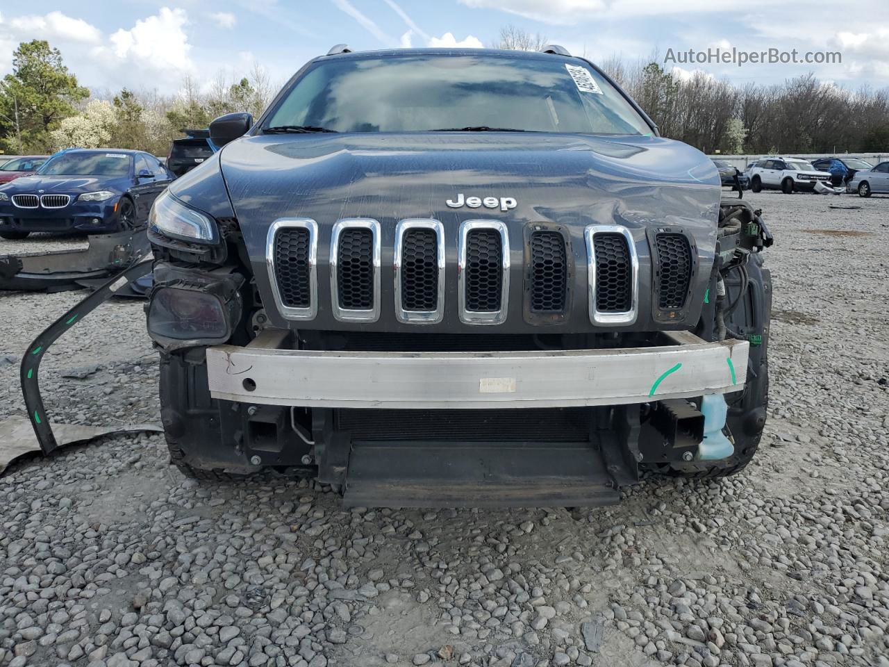 2014 Jeep Cherokee Latitude Charcoal vin: 1C4PJMCB4EW219886