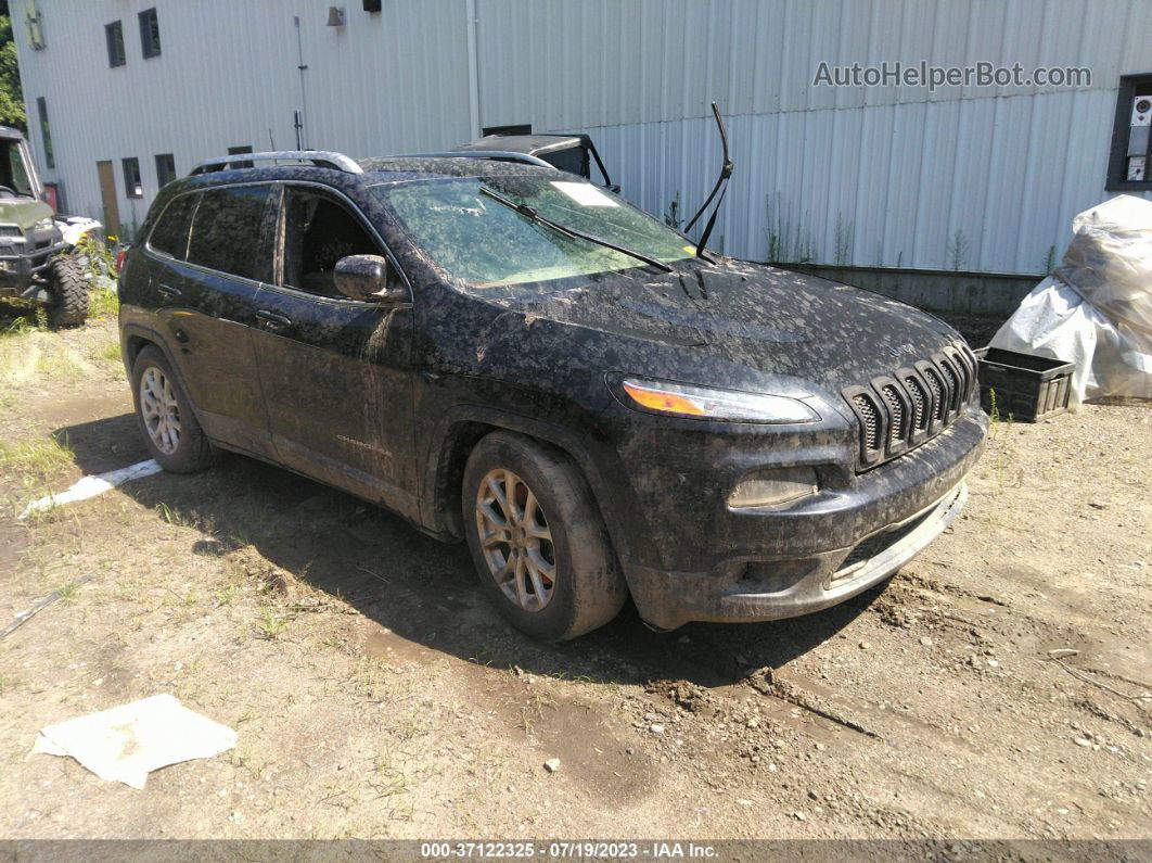 2016 Jeep Cherokee Latitude Black vin: 1C4PJMCB4GW175715