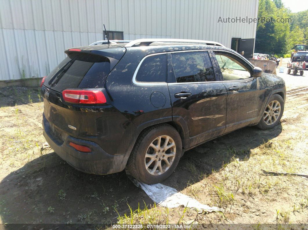 2016 Jeep Cherokee Latitude Черный vin: 1C4PJMCB4GW175715