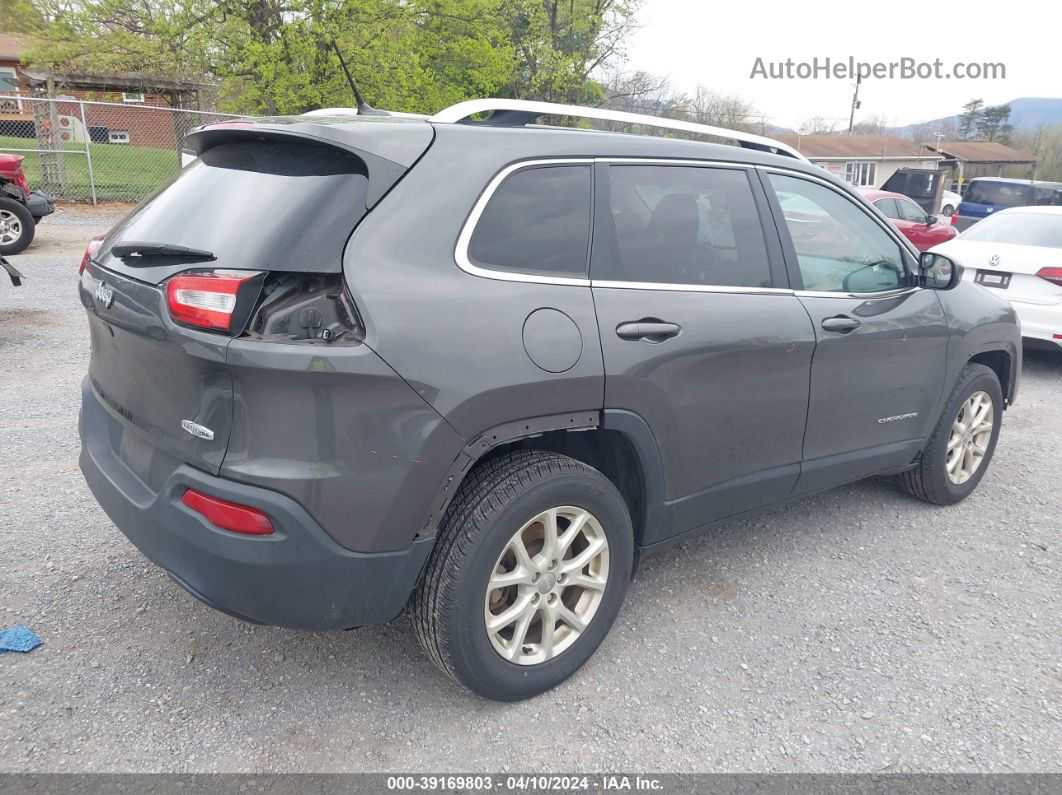 2016 Jeep Cherokee Latitude Gray vin: 1C4PJMCB4GW196838