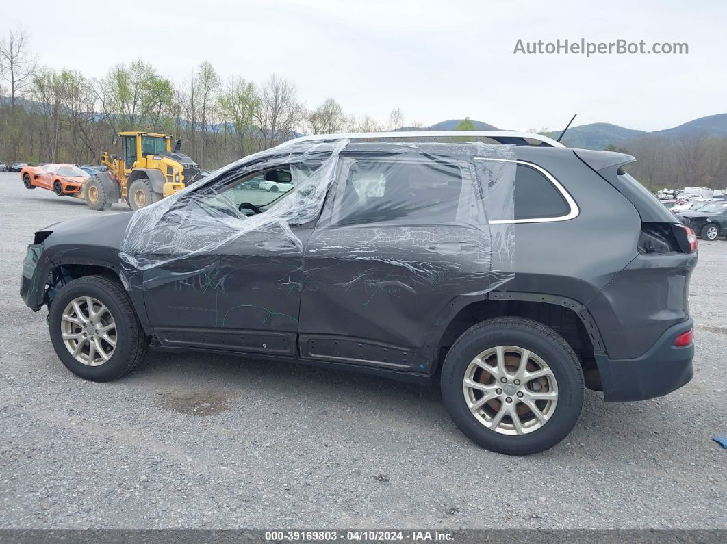 2016 Jeep Cherokee Latitude Gray vin: 1C4PJMCB4GW196838