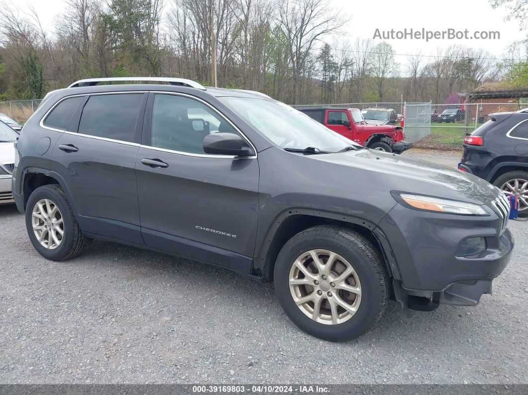 2016 Jeep Cherokee Latitude Gray vin: 1C4PJMCB4GW196838