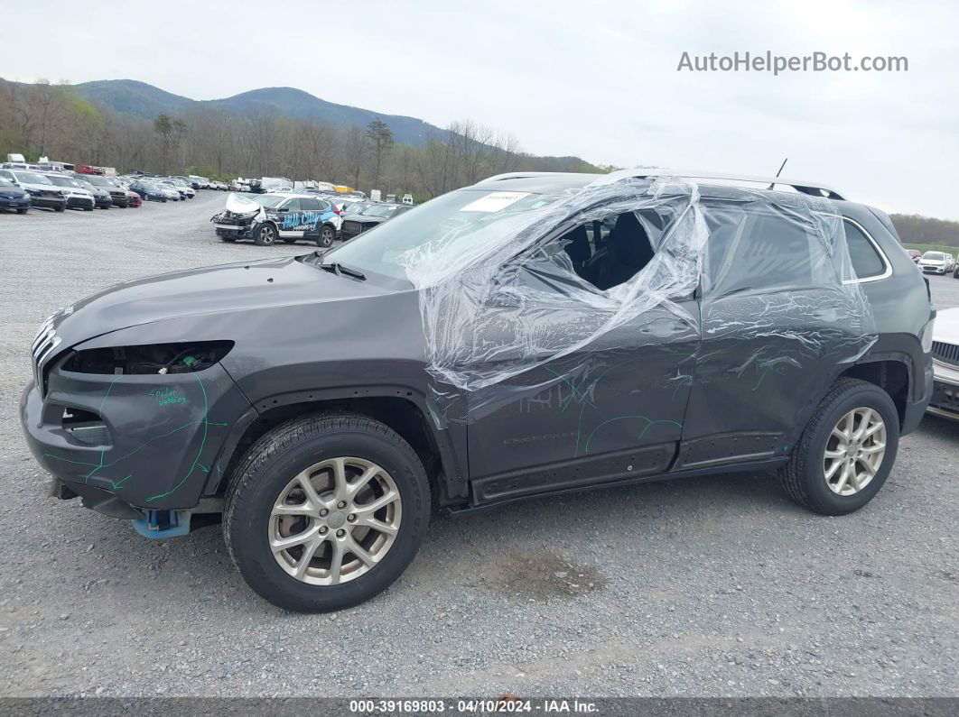 2016 Jeep Cherokee Latitude Gray vin: 1C4PJMCB4GW196838