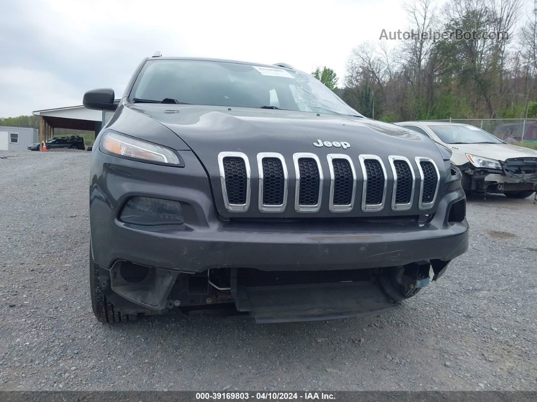 2016 Jeep Cherokee Latitude Gray vin: 1C4PJMCB4GW196838