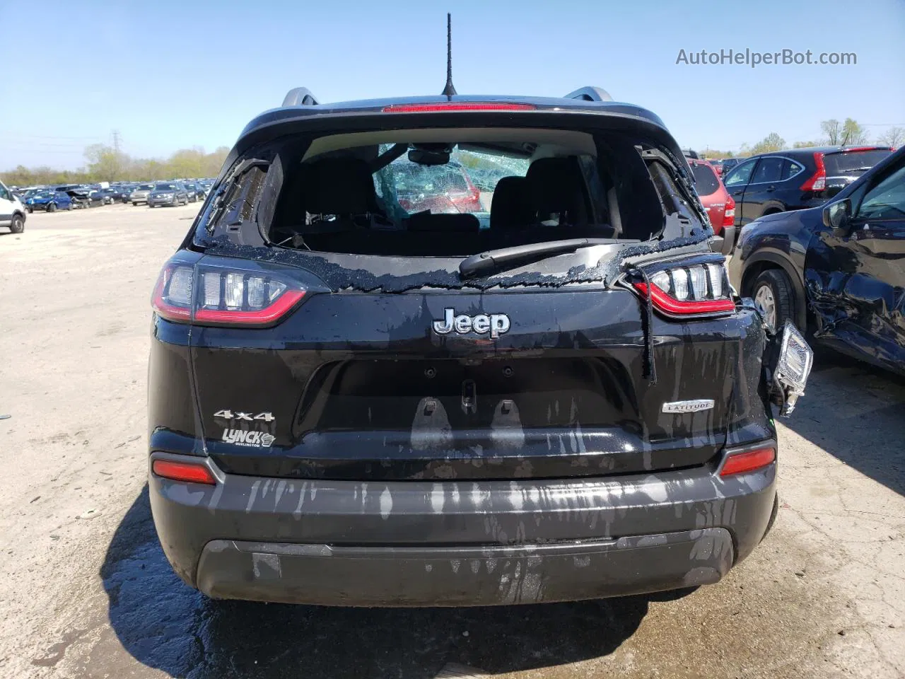 2021 Jeep Cherokee Latitude Black vin: 1C4PJMCB4MD167427