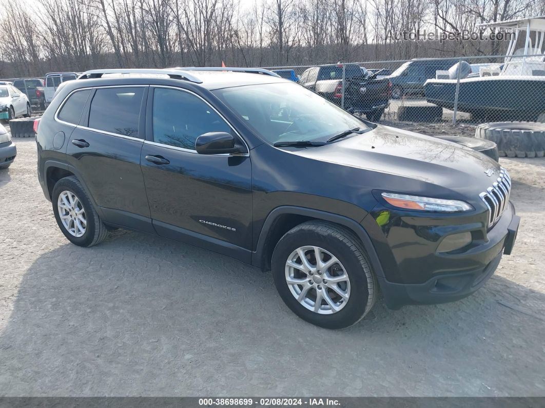 2016 Jeep Cherokee Latitude Черный vin: 1C4PJMCB5GW132467