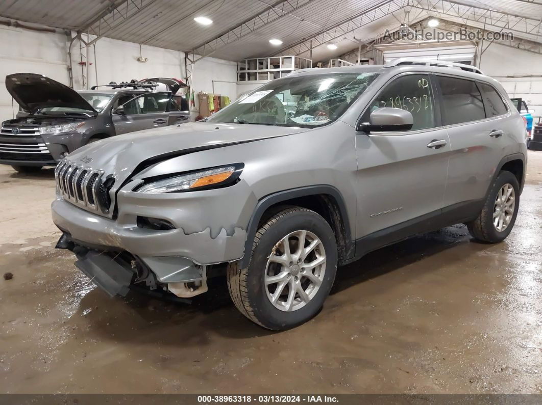 2016 Jeep Cherokee Latitude Gray vin: 1C4PJMCB5GW269313