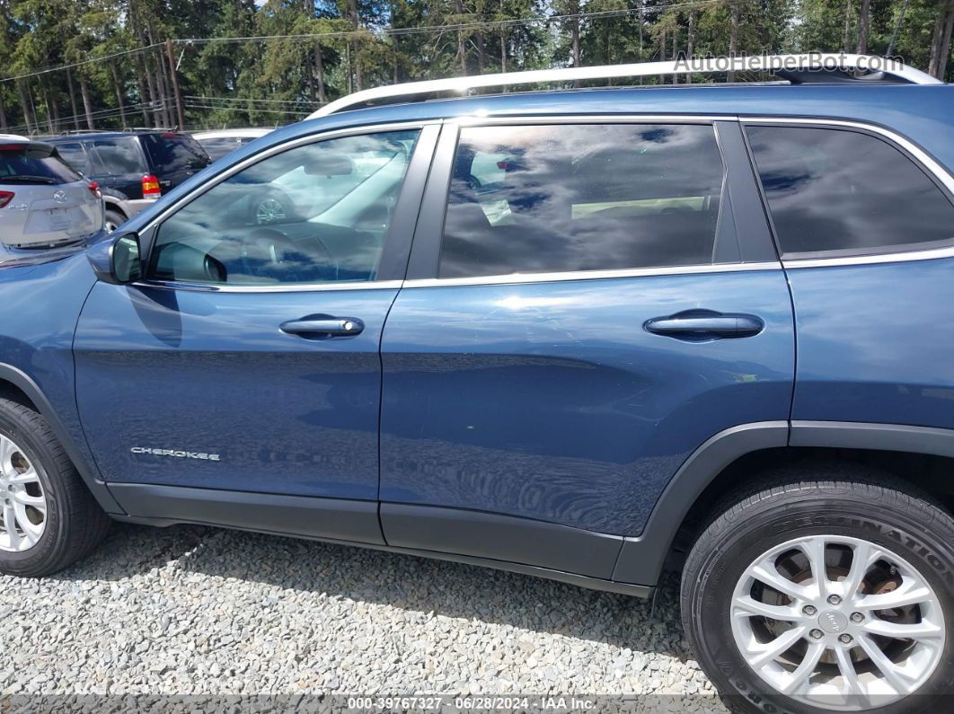 2019 Jeep Cherokee Latitude 4x4 Blue vin: 1C4PJMCB5KD415083