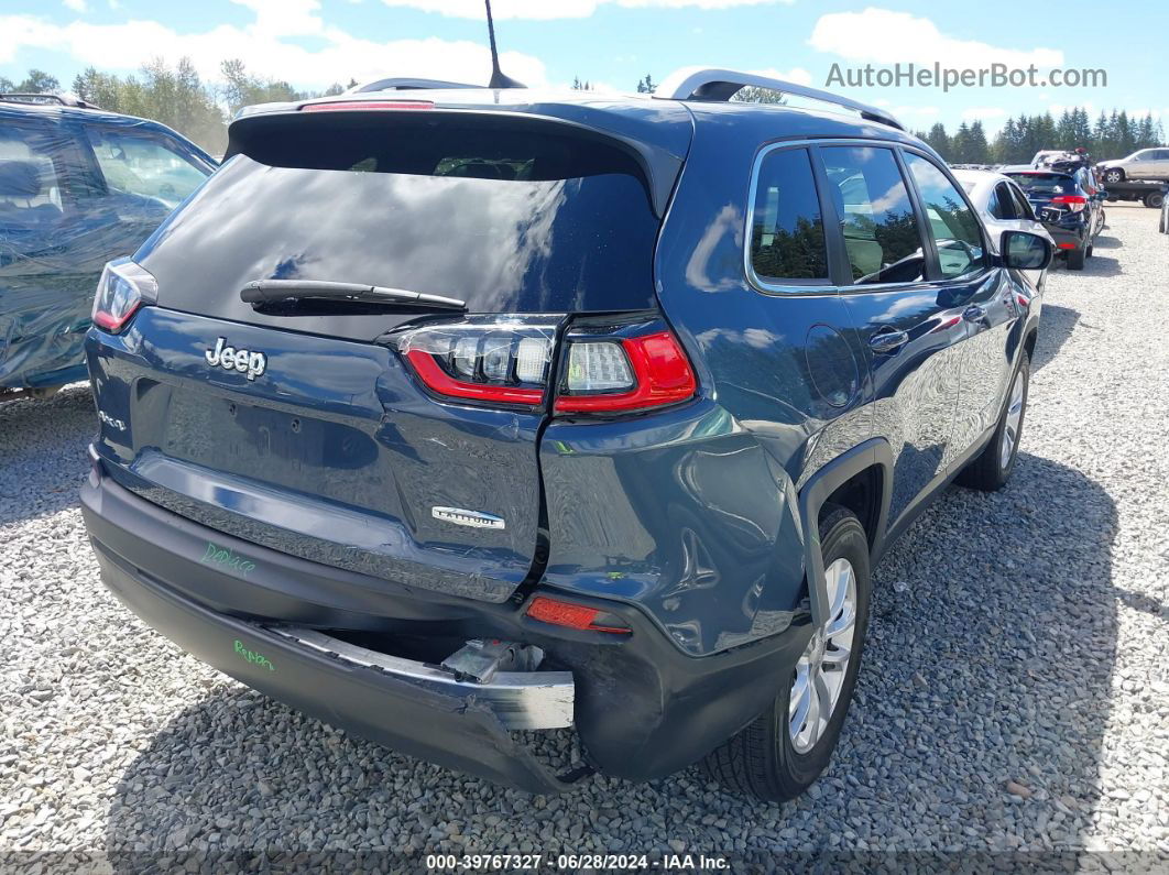 2019 Jeep Cherokee Latitude 4x4 Blue vin: 1C4PJMCB5KD415083