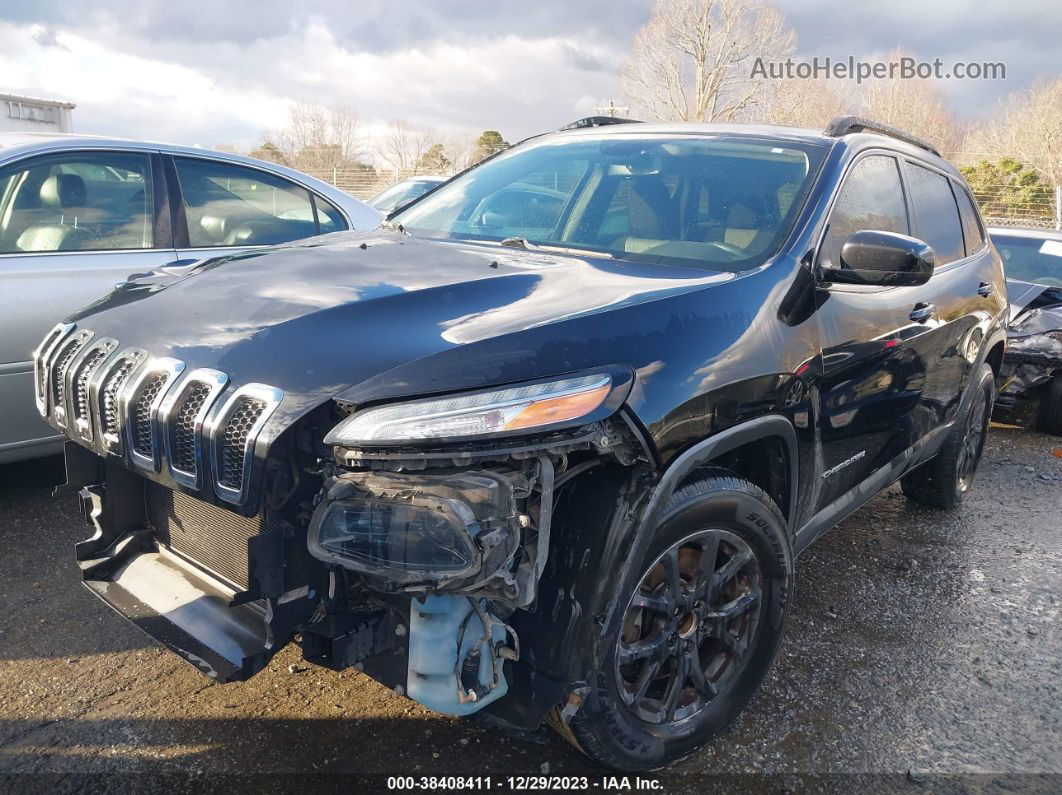 2014 Jeep Cherokee Latitude Черный vin: 1C4PJMCB6EW141997