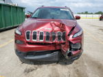 2014 Jeep Cherokee Latitude Red vin: 1C4PJMCB6EW175504