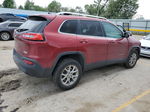 2014 Jeep Cherokee Latitude Red vin: 1C4PJMCB6EW175504