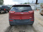 2014 Jeep Cherokee Latitude Red vin: 1C4PJMCB6EW175504