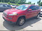 2014 Jeep Cherokee Latitude Burgundy vin: 1C4PJMCB6EW179441