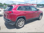 2014 Jeep Cherokee Latitude Burgundy vin: 1C4PJMCB6EW179441