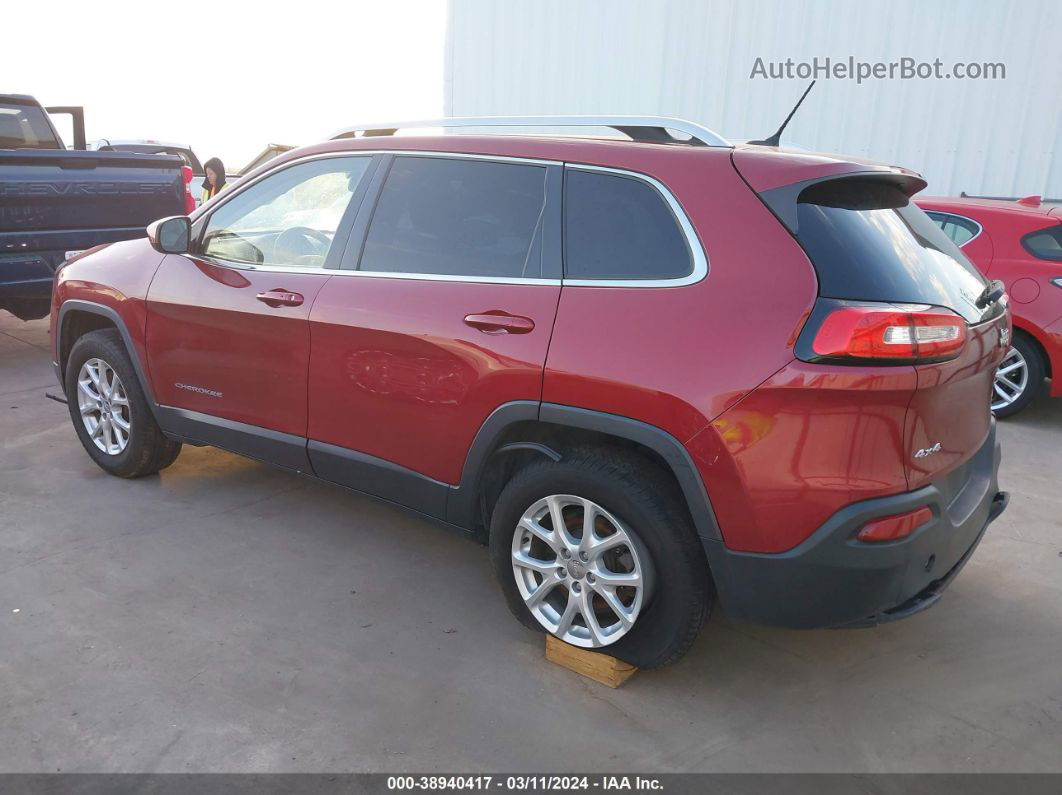 2015 Jeep Cherokee Latitude Красный vin: 1C4PJMCB6FW511671