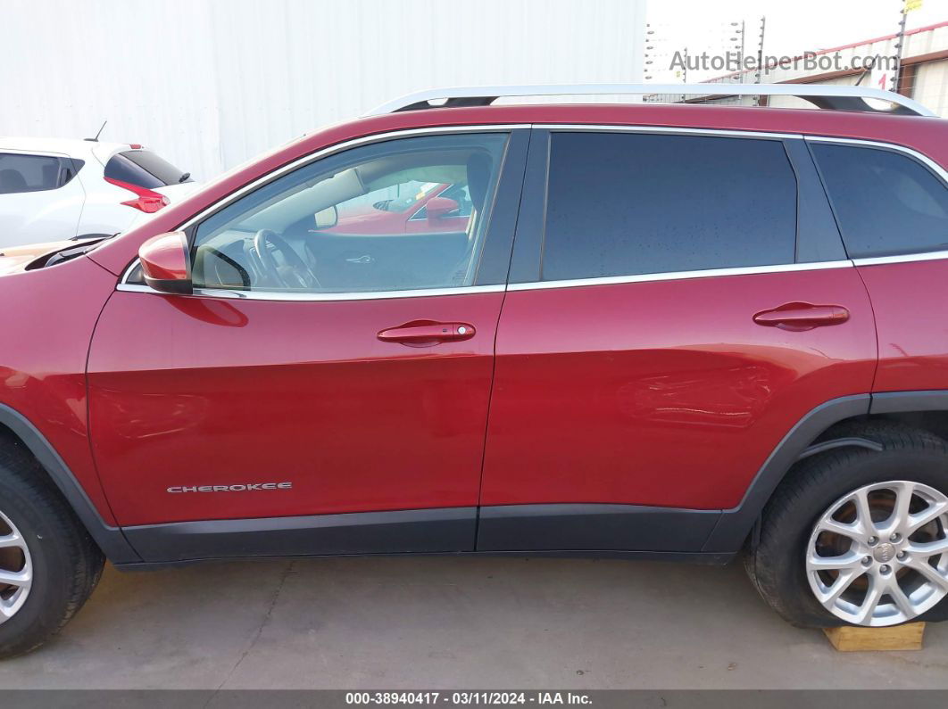 2015 Jeep Cherokee Latitude Red vin: 1C4PJMCB6FW511671