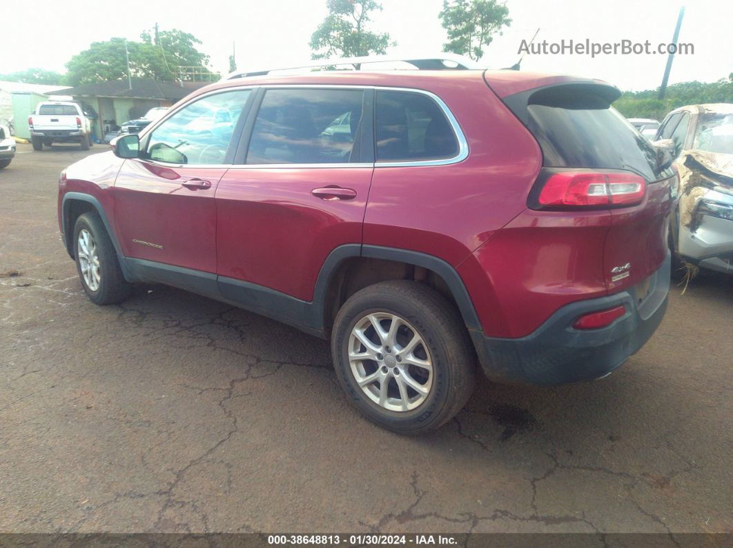 2015 Jeep Cherokee Latitude Красный vin: 1C4PJMCB6FW529426