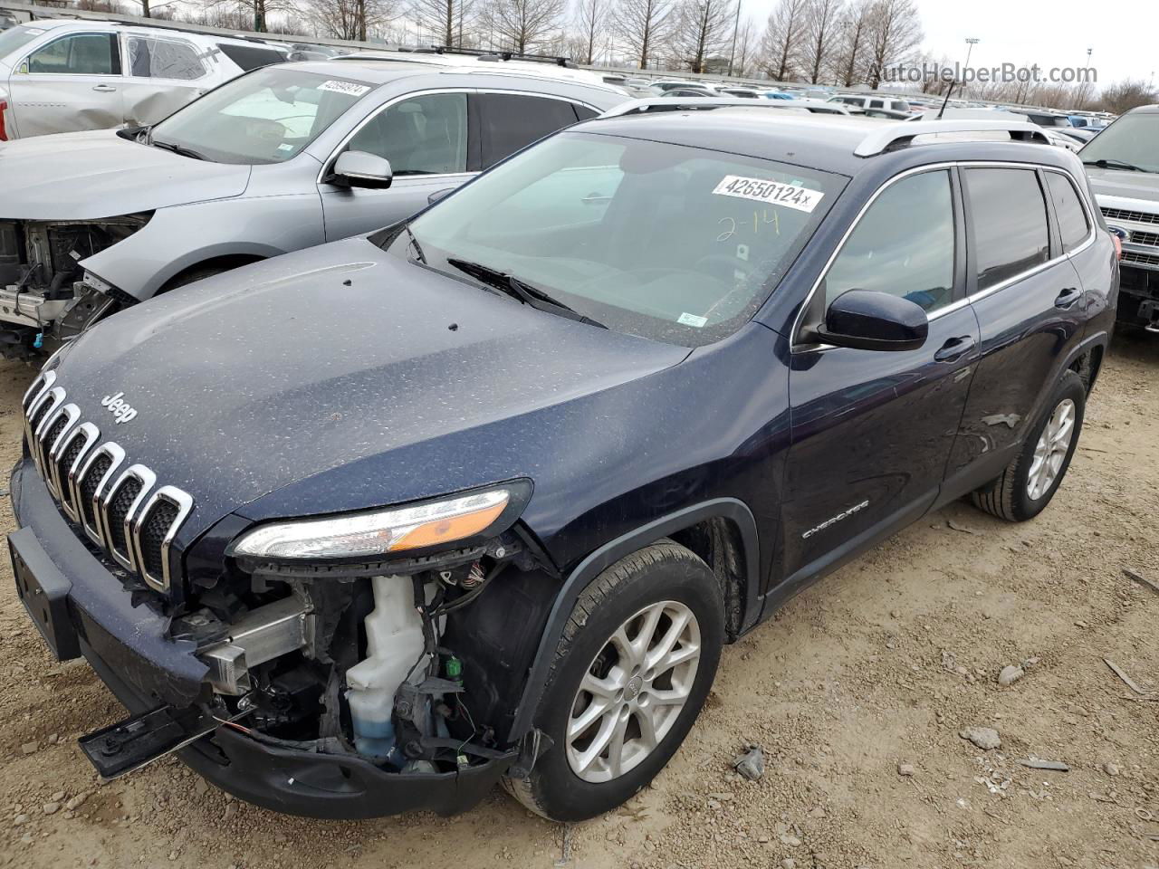 2015 Jeep Cherokee Latitude Blue vin: 1C4PJMCB6FW714950