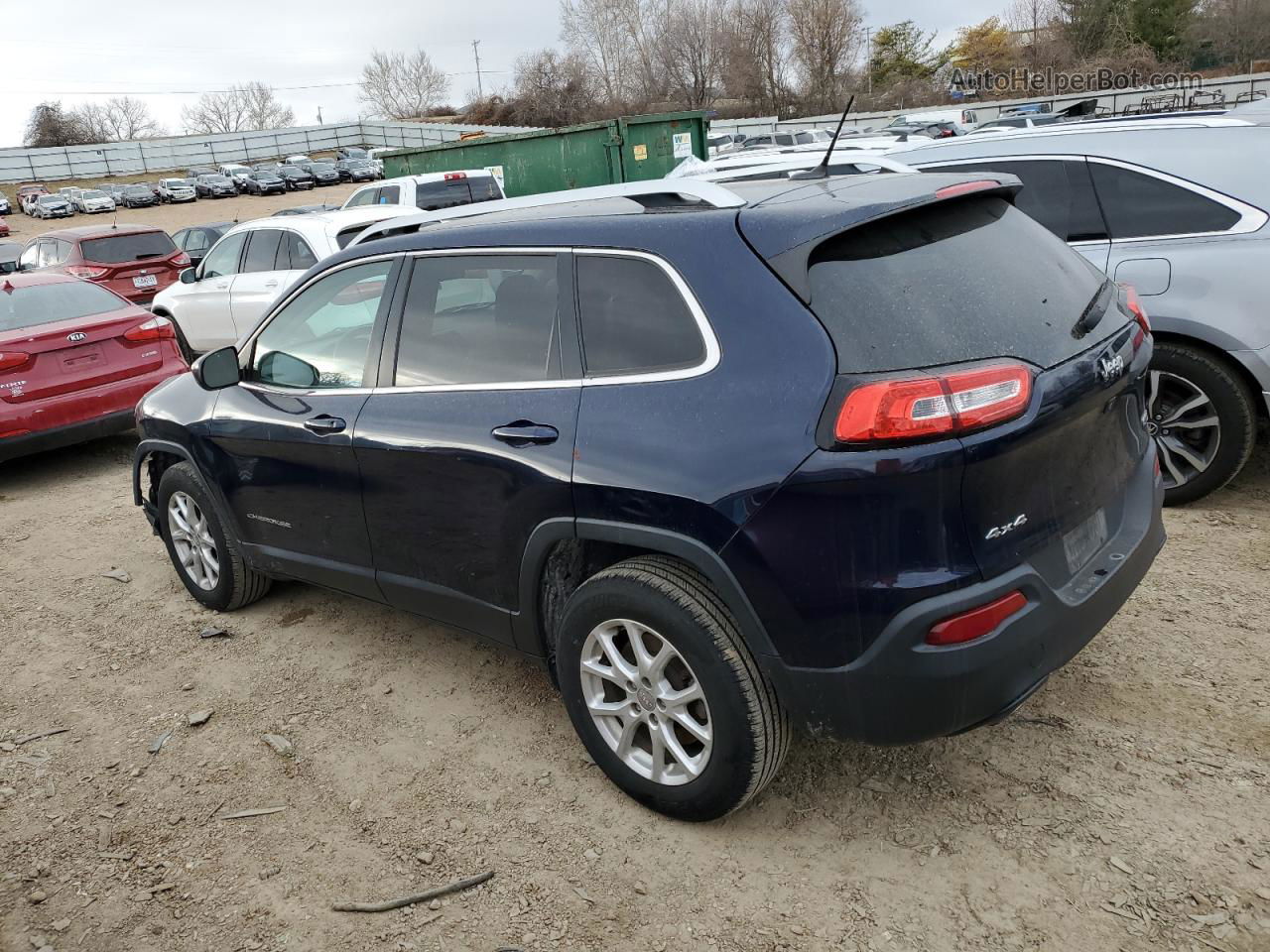 2015 Jeep Cherokee Latitude Blue vin: 1C4PJMCB6FW714950