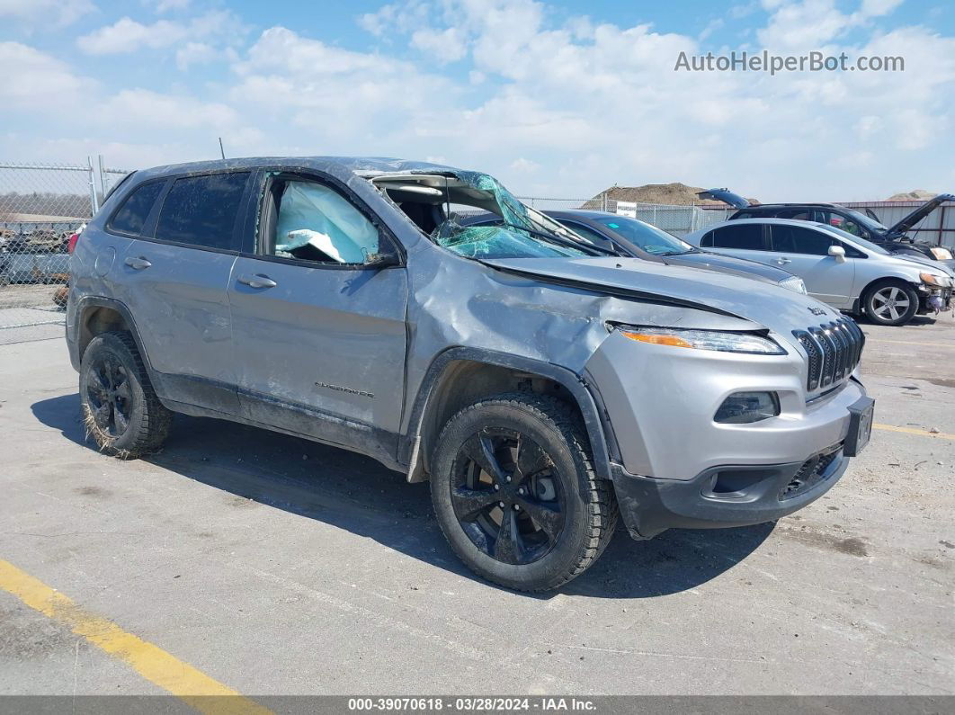 2016 Jeep Cherokee Altitude Серый vin: 1C4PJMCB6GW175618