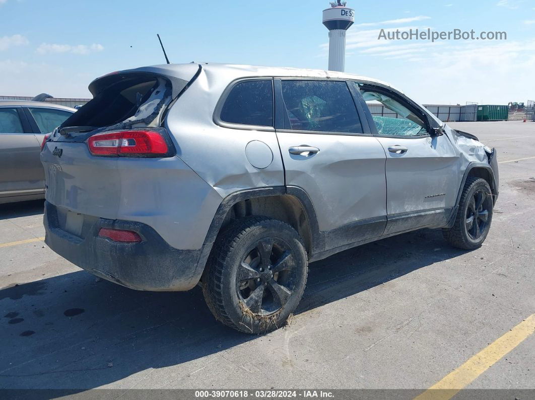 2016 Jeep Cherokee Altitude Gray vin: 1C4PJMCB6GW175618