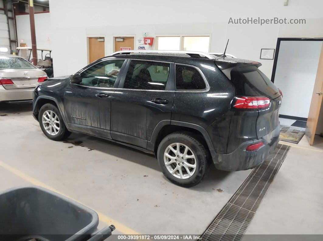 2016 Jeep Cherokee Latitude Black vin: 1C4PJMCB6GW215468