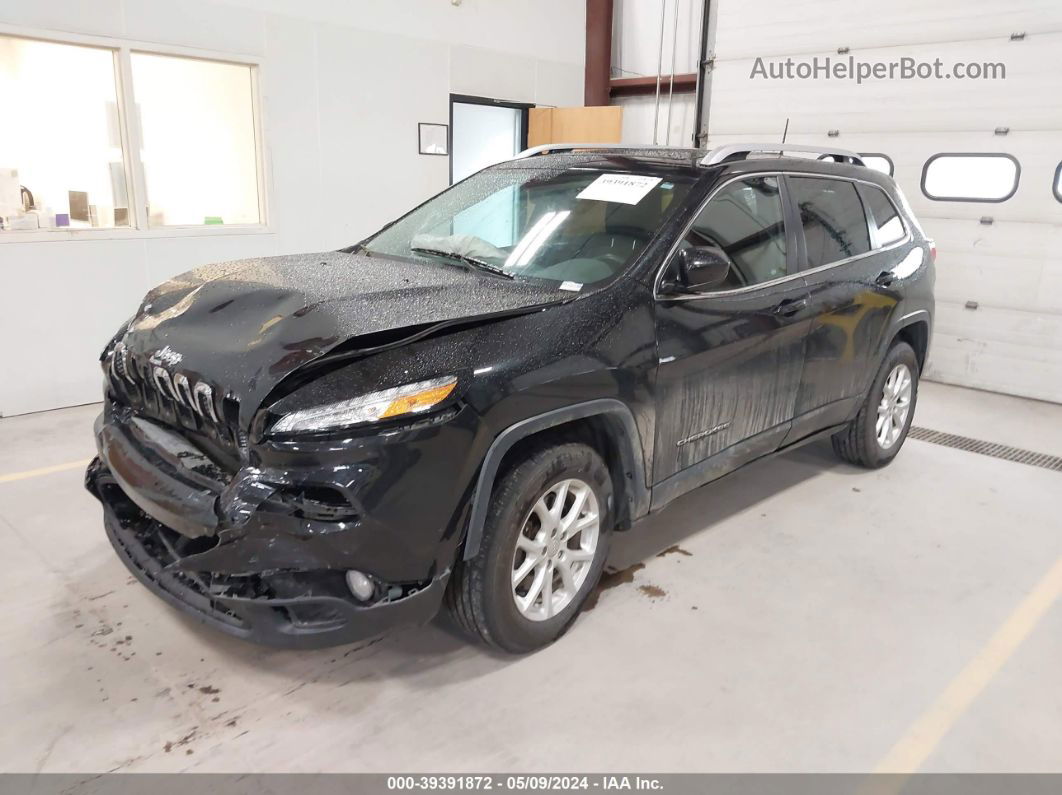 2016 Jeep Cherokee Latitude Black vin: 1C4PJMCB6GW215468